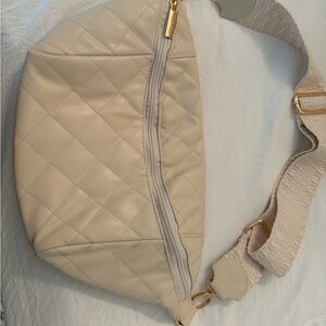 NWOT ivory with gold hardware Emily Haute crossbody